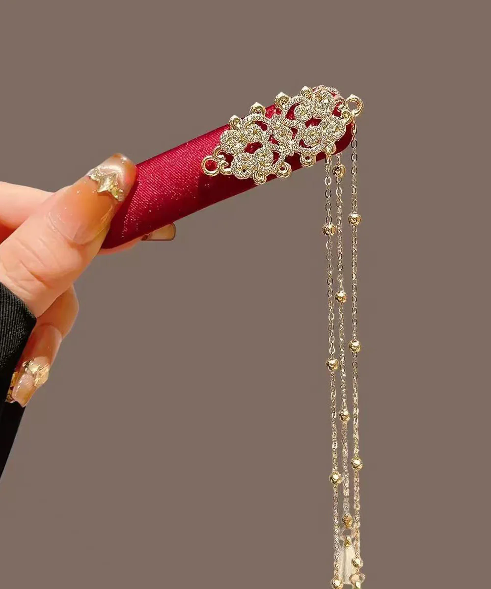 2026 New Red Tassel Chinese Style Hairpin - Image 4