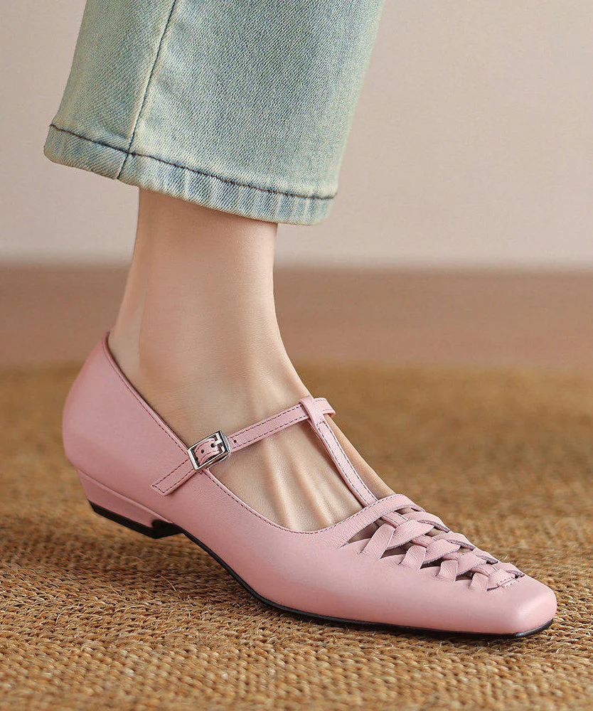 Blue Flat Shoes For Women Hollow Out Flat Feet Shoes - Image 5