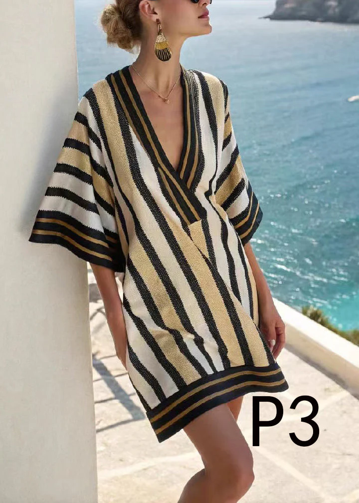 Bohemian Oversized Print Cotton Beach Dress Summer - Image 3