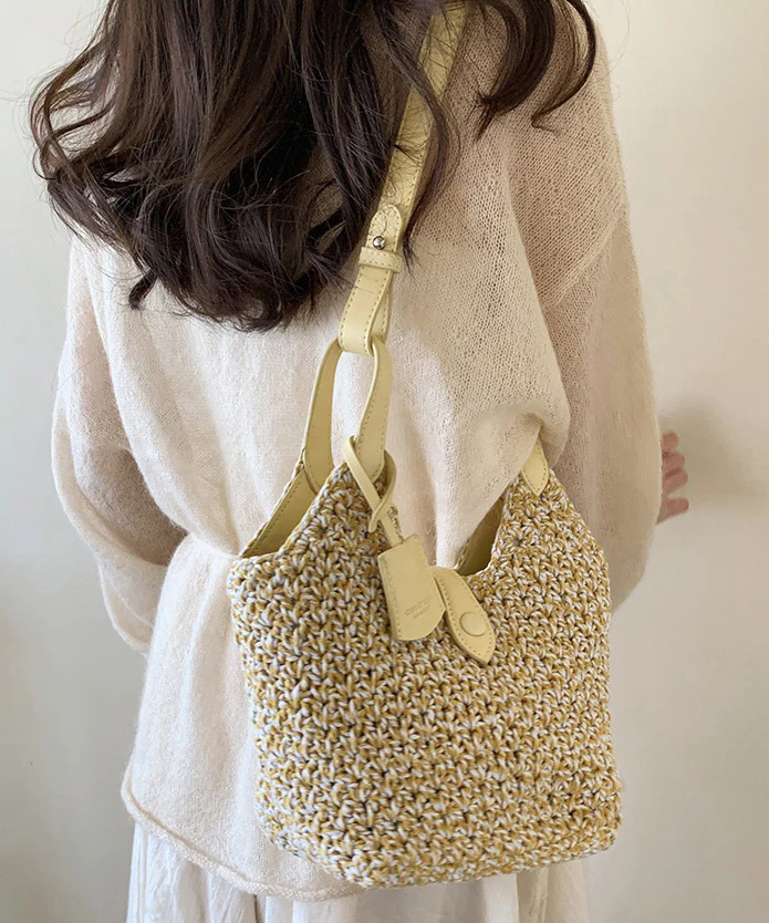 Bohemian Versatile Straw Woven Shoulder Bag - Image 4