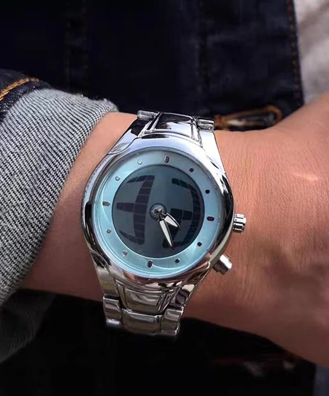 Boho Red Stainless Steel Alloy Machinery Men Watches - Image 5