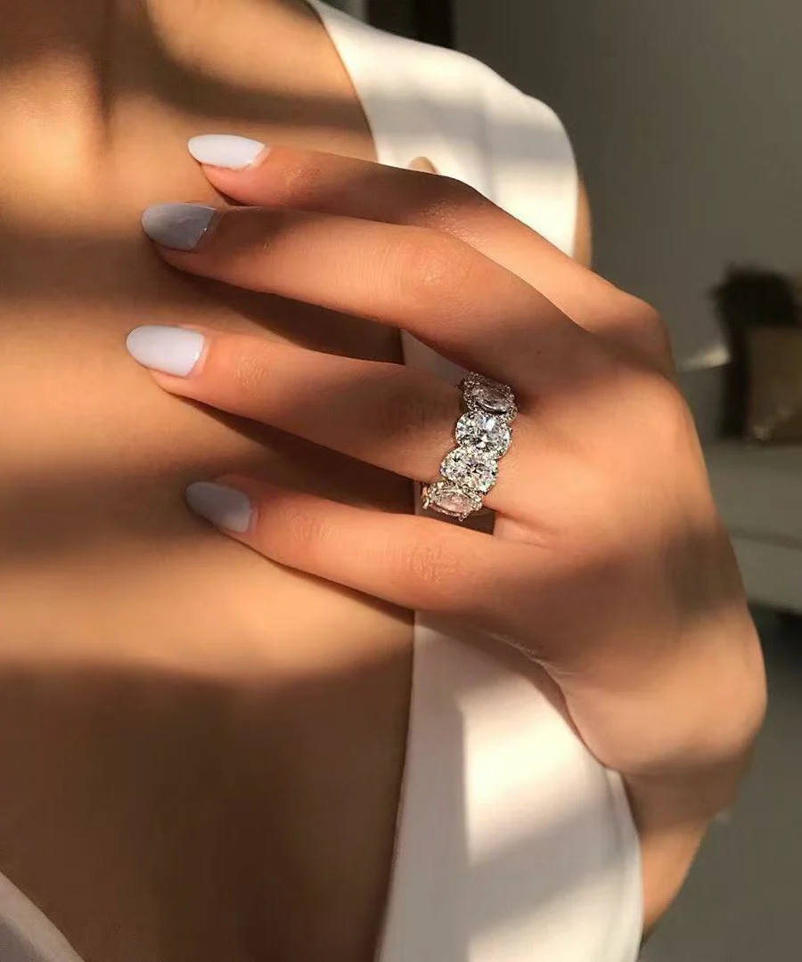 Boho Silk Alloy Zircon Open Rings - Image 4