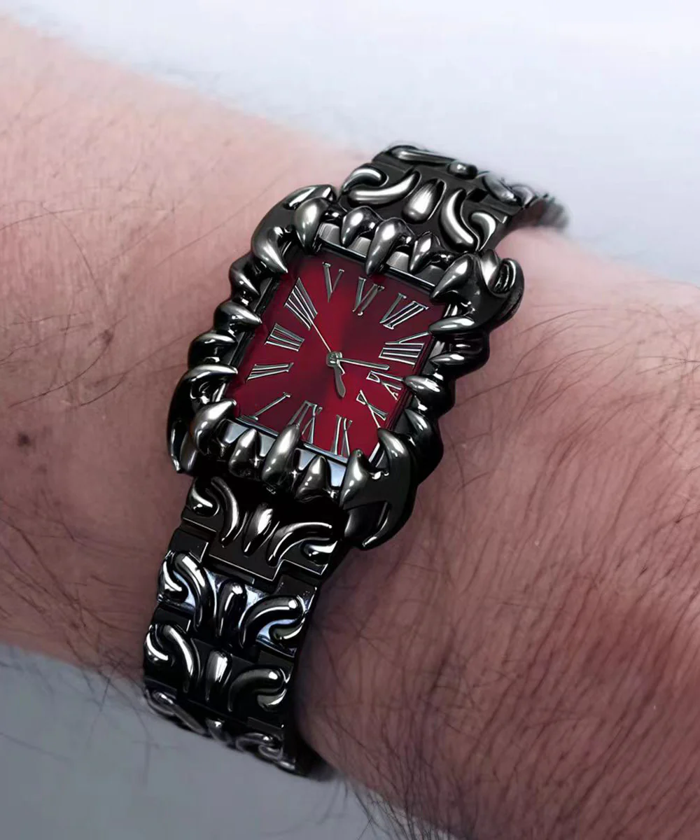 Boutique Black Stainless Steel Alloy Quartz Movement Men Watches - Image 2