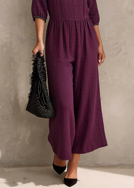 Boutique Purple Tie Waist Silk Vacation Maxi Dresses Summer - Image 4