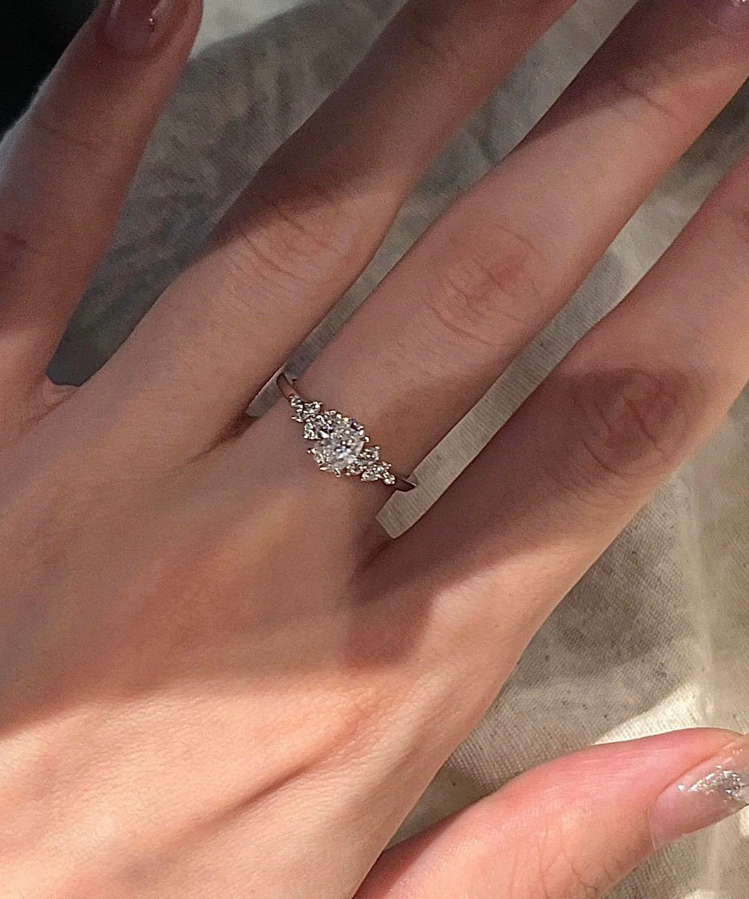Boutique Silk 925 Silver Zircon Open Rings - Image 4