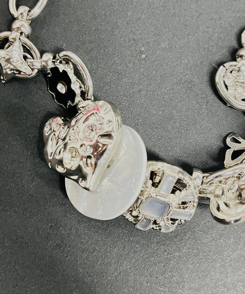 Boutique Silk Metal Chain Chain Bracelet - Image 5