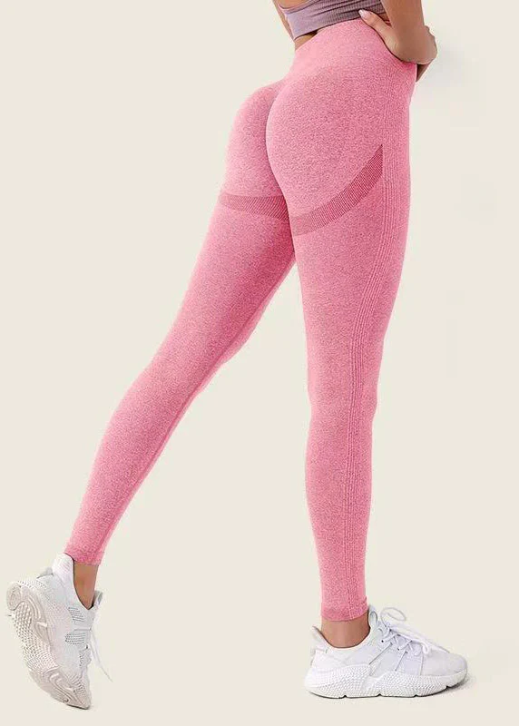 Casual Grey Butt Scrunch Capri Riding Leggings - Image 4