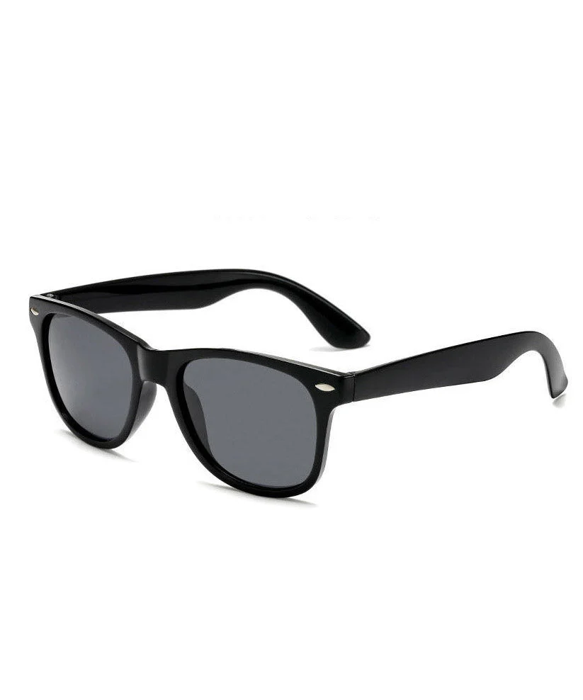 Casual Grey Resin Toad Mirror Ultraviolet-Proof Sunglasses - Image 5