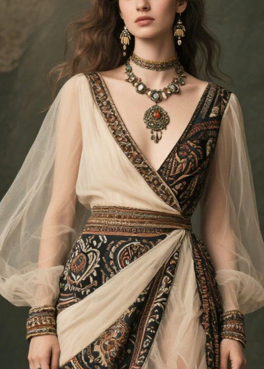 Chic Black Asymmetrical Patchwork Chiffon Evening Dress Summer - Image 2