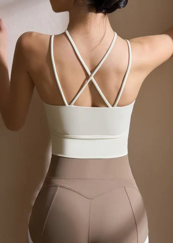 Chic Black Hollow Out Gymshark Sports Bra - Image 5