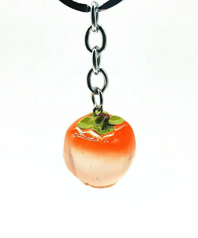 Chic Pink Stainless Steel Resin Keychains - Image 3