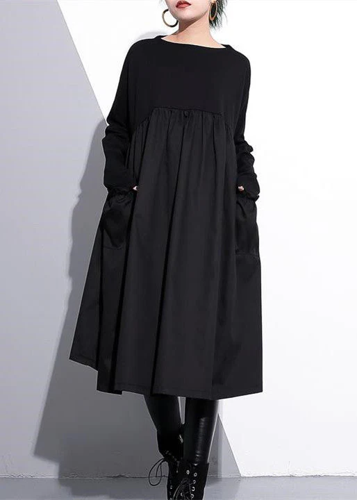 Chic Purple shift dress cotton clothing dress - Image 7