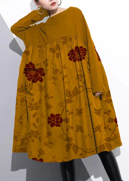 Chic Purple shift dress cotton clothing dress - Image 9