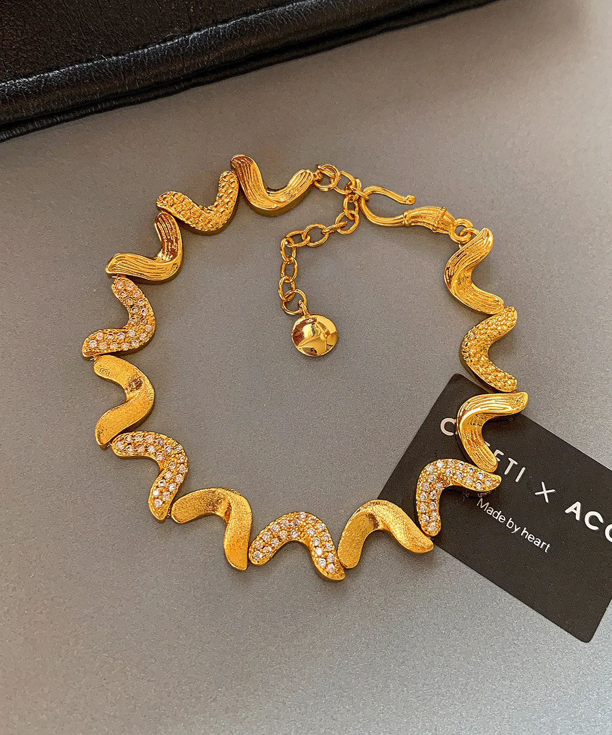 Chic Zircon Double-layer Metal And Pearl Bracelet Two Pieces Set - Image 4