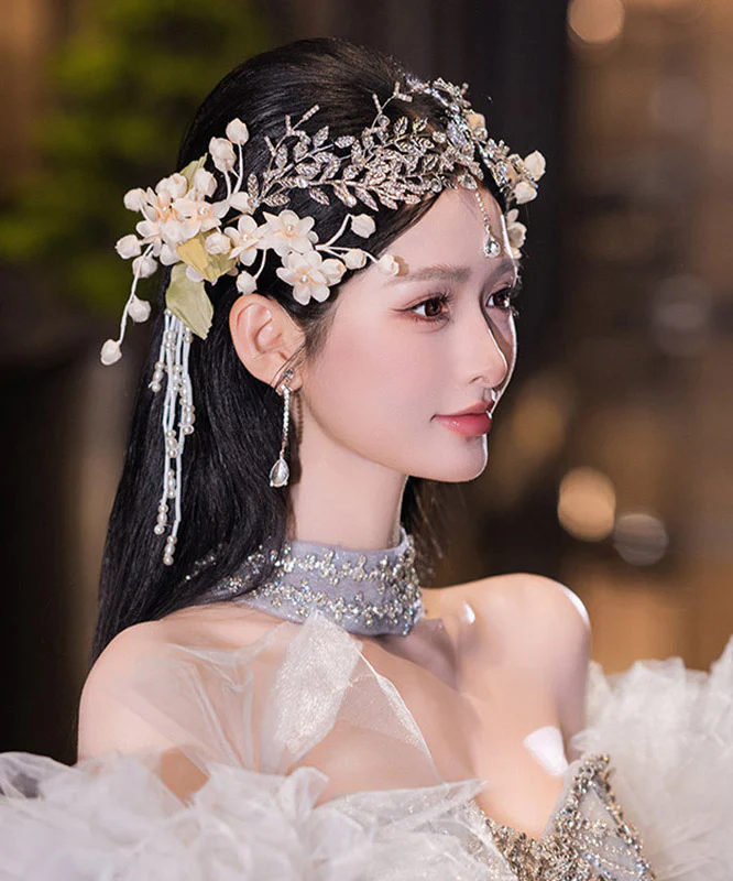 Chinese Style Acrylic Lily Of The Valley Leaf A Pair Hairpin - Image 5