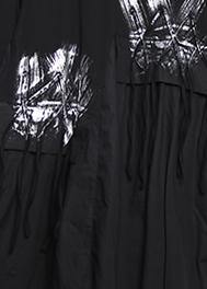 DIY gray cotton quilting dresses patchwork tassel Maxi o neck Dresses - Image 5