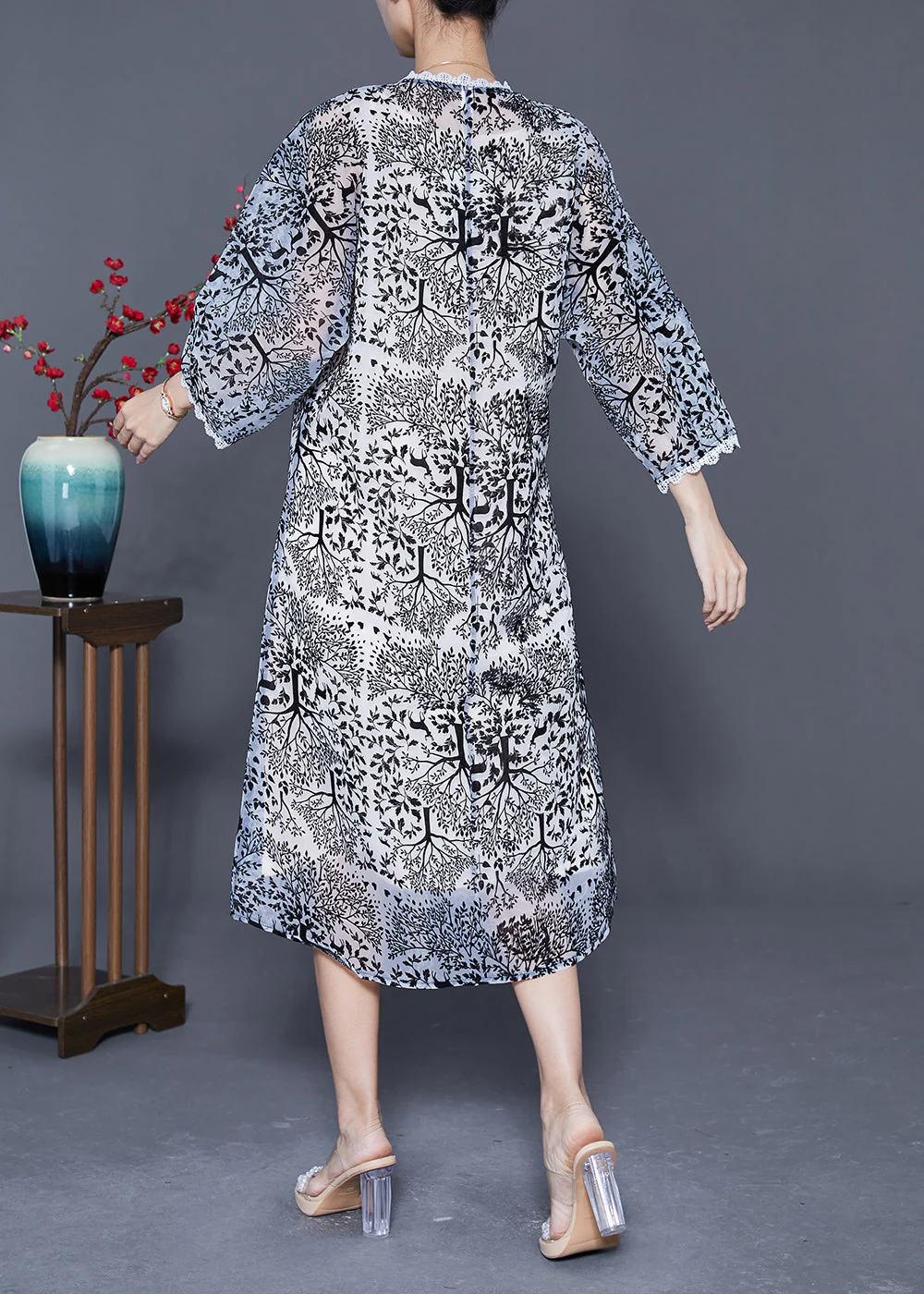 Diy White Oversized Patchwork Jacquard Tulle Dress Two Pieces Set Summer - Image 4