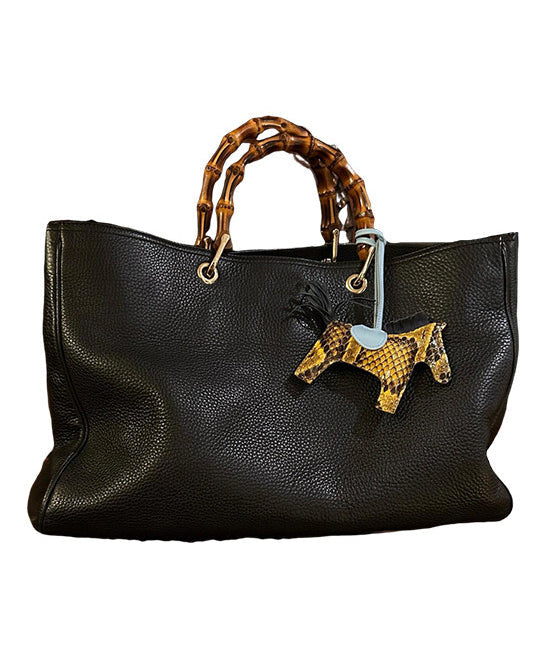 Elegant Black Large Capacity Solid Durable Leather Tote Handbag - Image 5