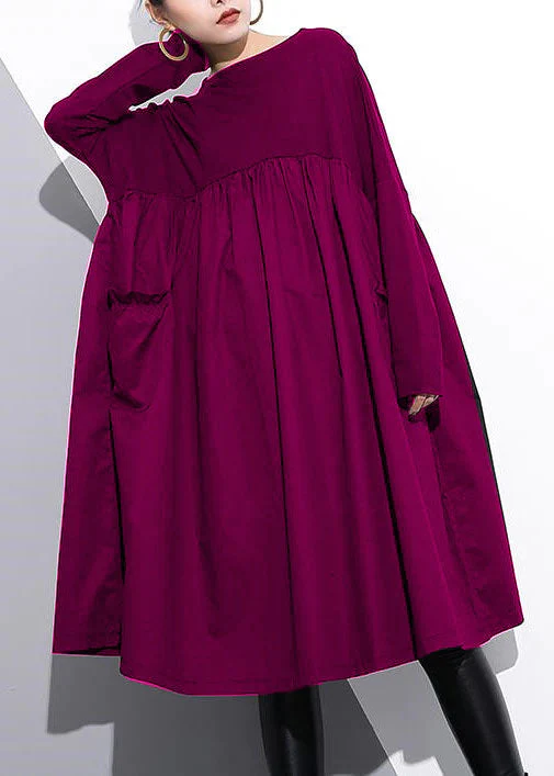 Elegant Cinched o neck Cotton clothes For Women Tutorials Yellow Dresses - Image 3