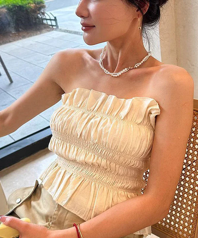Elegant White Alloy Double-Layer Pearl Winding Gratuated Bead Necklace - Image 2