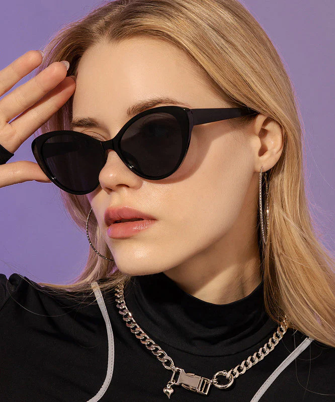 European And American Beige Versatile Triangle Sunglasses - Image 3