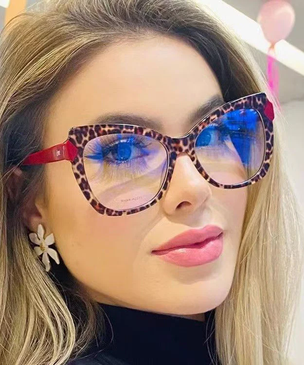 European And American Fashion Leopard Red Sunglasses - Image 3