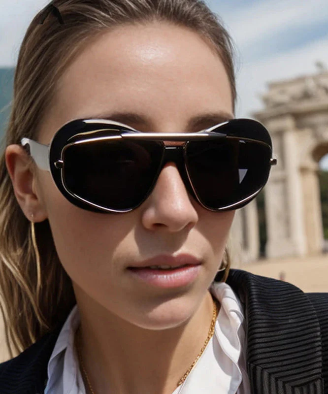 European And American Leopard Punk Style Sunglasses - Image 2