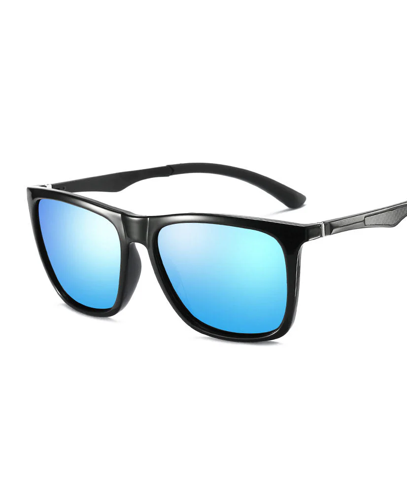 Fashion Blue Versatile Durable Polarized Sunglasses - Image 5