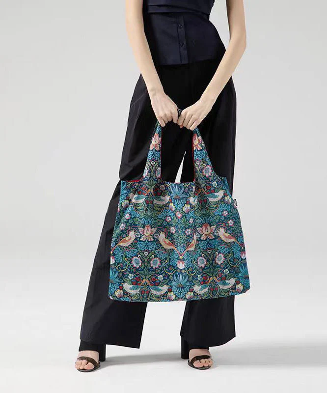 Fashion Green Print Portable Large Capacity Shoulder Bag - Image 2