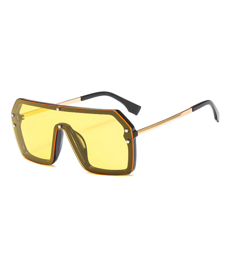 Fashion Grey Cozy Big Frame Sunglasses - Image 3