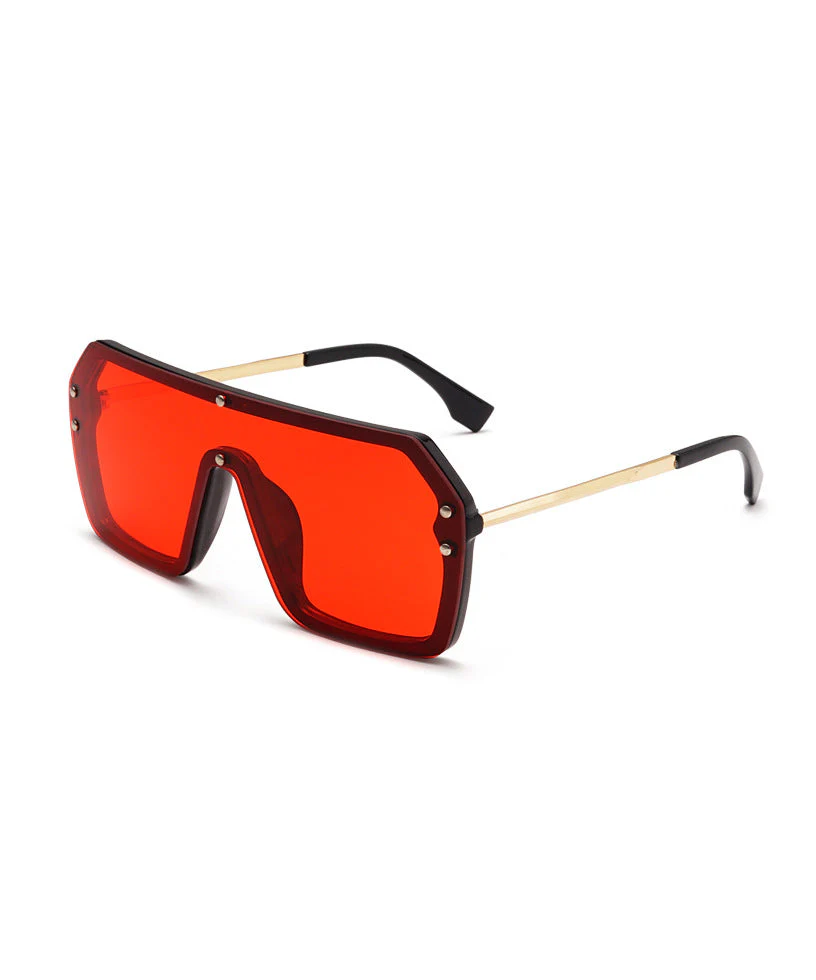 Fashion Grey Cozy Big Frame Sunglasses - Image 5