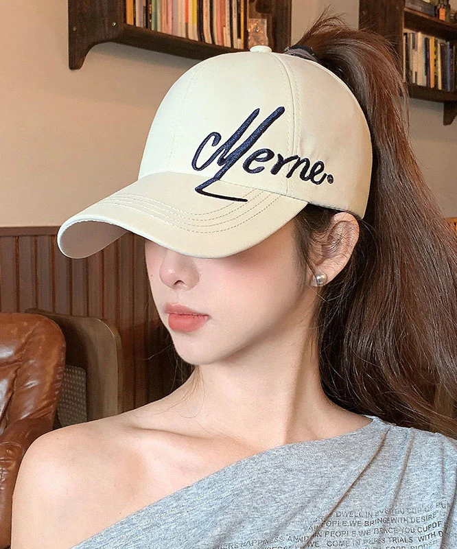Fashion Khaki Graphic Embroideried Baseball Cap Hat - Image 2