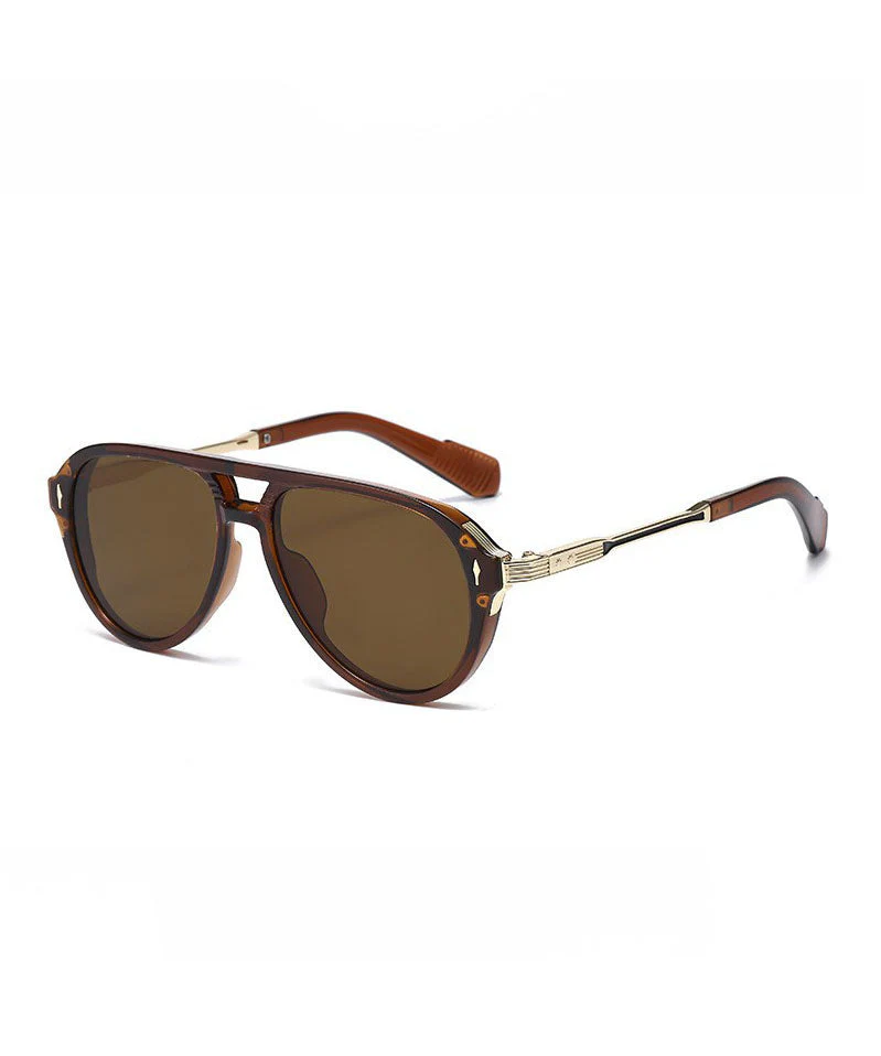 Fashion Personalized Tortoiseshell Metal Toad Sunglasses - Image 4