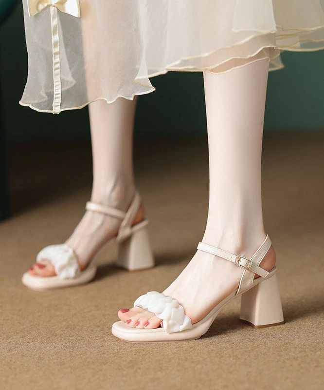 Fashion Purple Sandals Chunky Sandals - Image 4