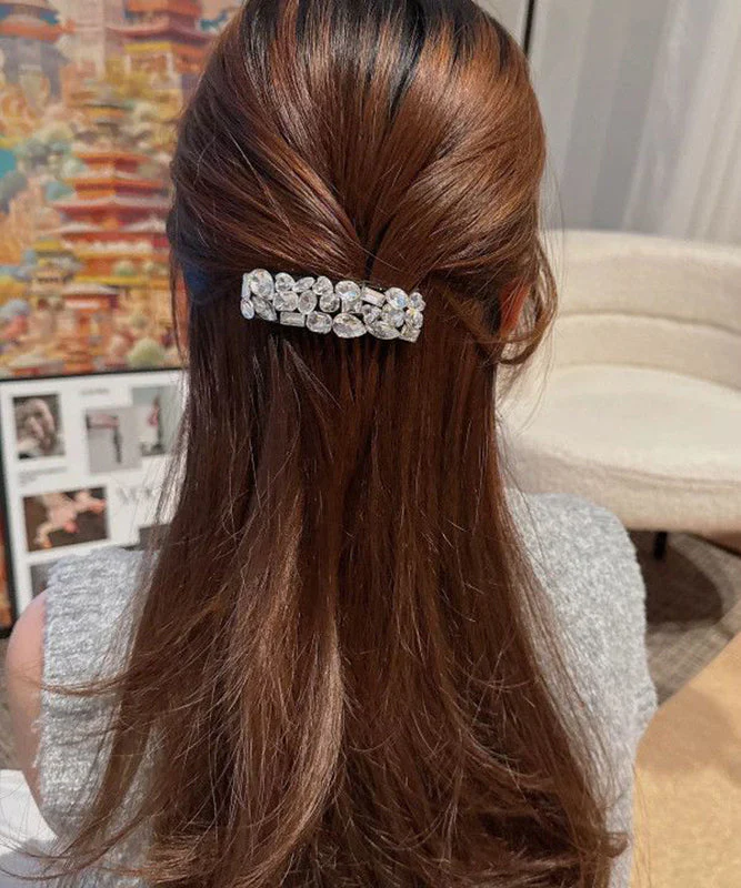 Fashion White Acrylic Zircon Hairpin - Image 5