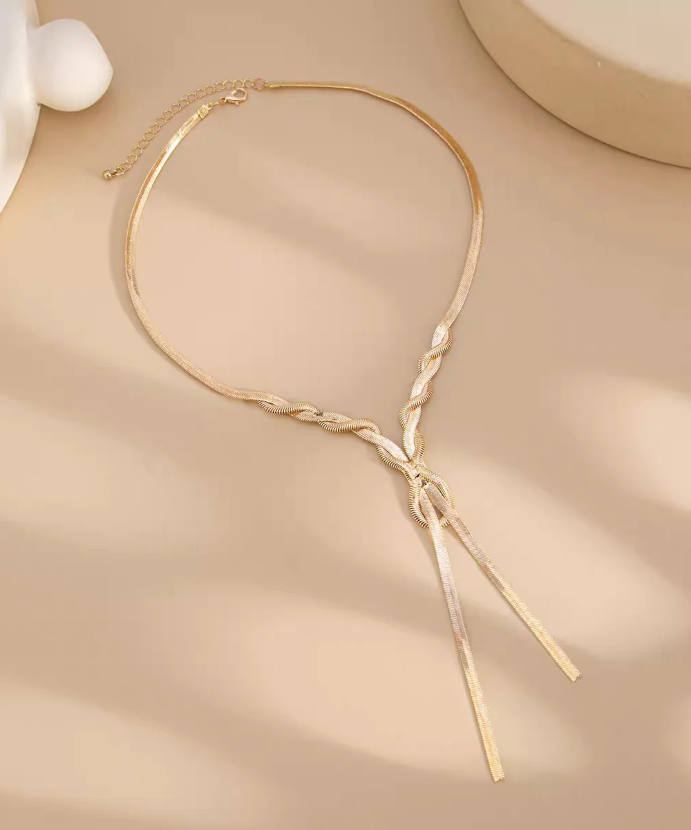 Fine Gold Copper Alloy SerpentinePrincess Necklace - Image 2