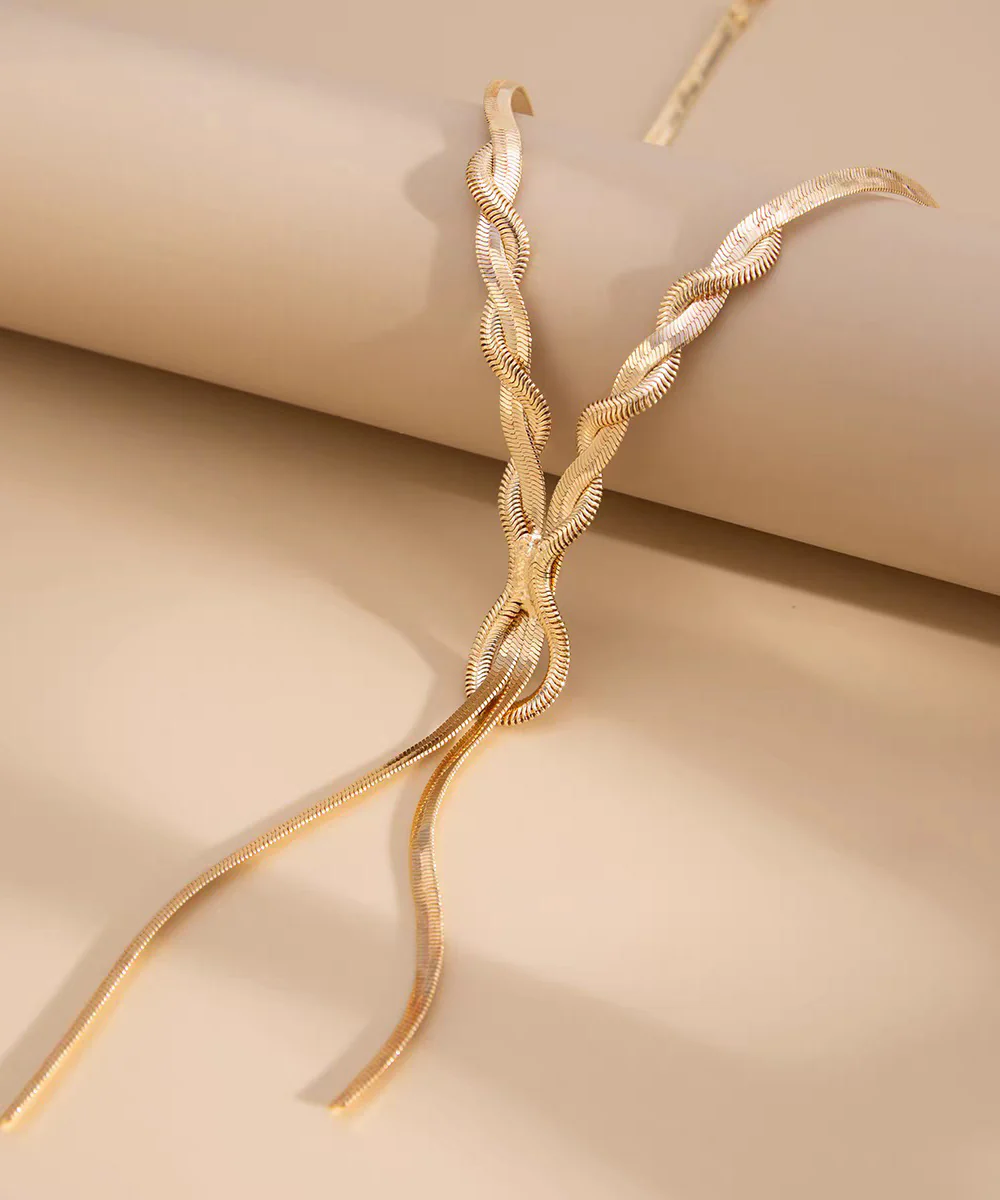 Fine Gold Copper Alloy SerpentinePrincess Necklace - Image 4