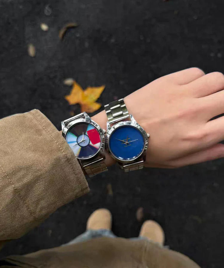 Fine Rainbow Stainless Steel Waterproof Men Watches - Image 2