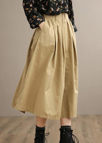 French Blue Flowers Clothes For Women Elastic Waist Art Spring Dresses - Image 6