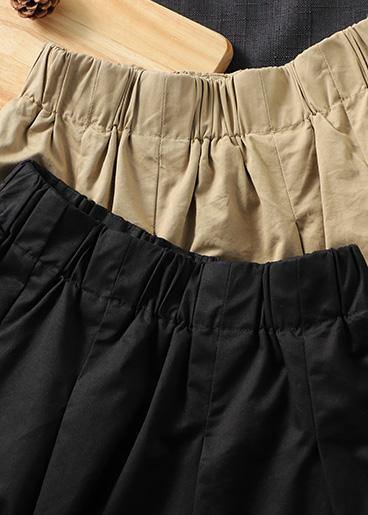 French Red Geometry Clothes For Women Elastic Waist Art Spring Dresses - Image 6