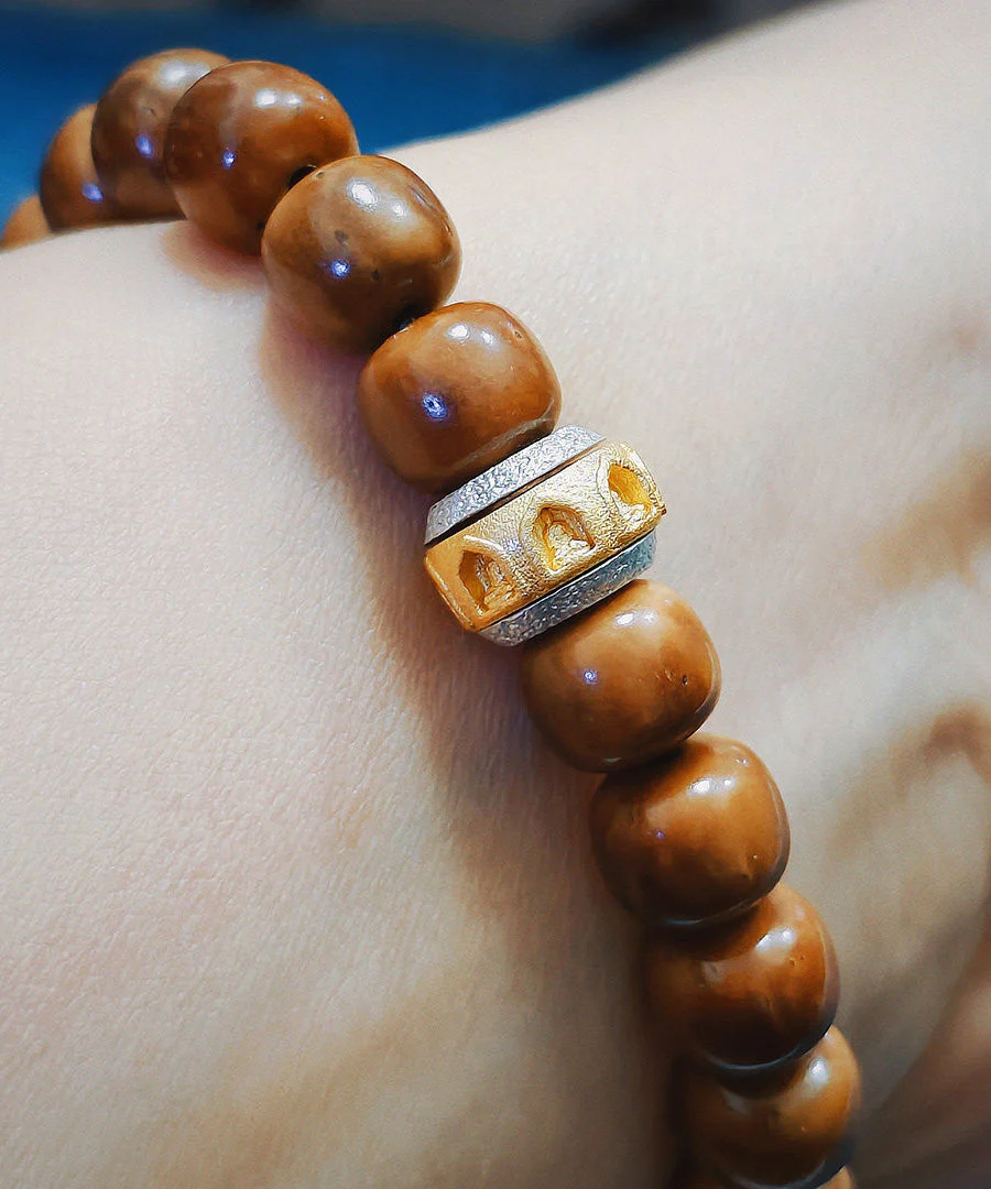 Handmade Silver Thousand niche Buddha Transport Beads - Image 4