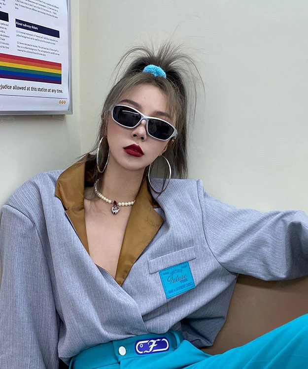 Hip Hop Style Silver Polarized Sunglasses - Image 2