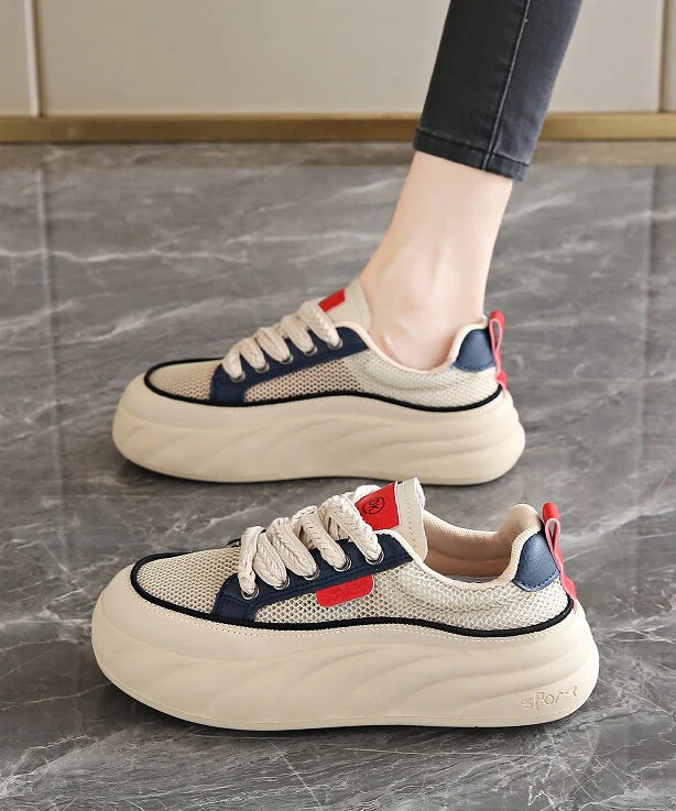 Hollow Out Tulle Fabric Flat Shoes For Women Flats - Image 2