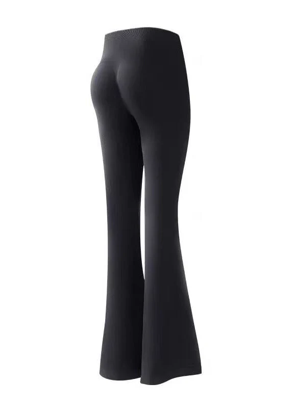 Impact Black Butt Scrunch Cotton Yoga Pants - Image 5