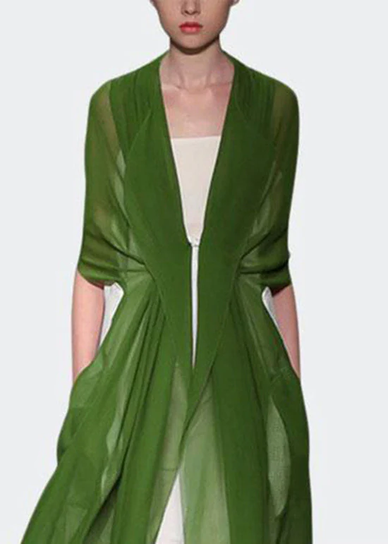 Italian Elegant Black Silk Dress Long Sleeves - Image 4