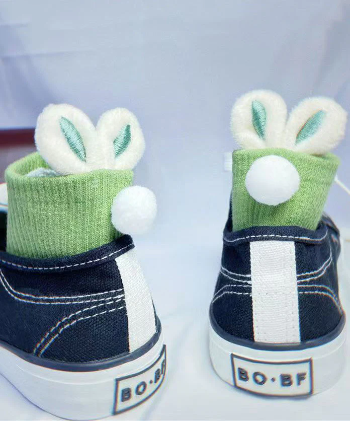 Japanese Cute Girl Versatile Cotton Crew Socks - Image 2