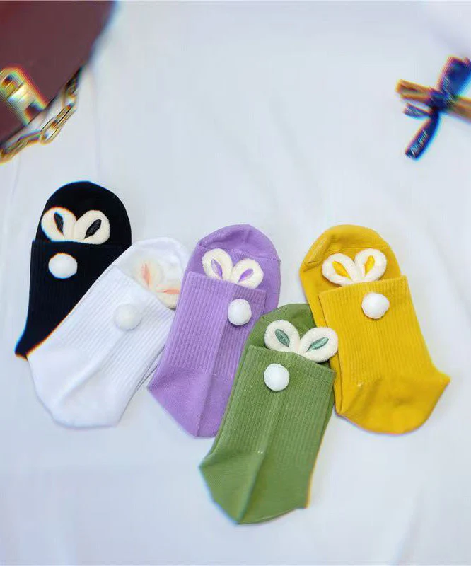 Japanese Cute Girl Versatile Cotton Crew Socks - Image 4