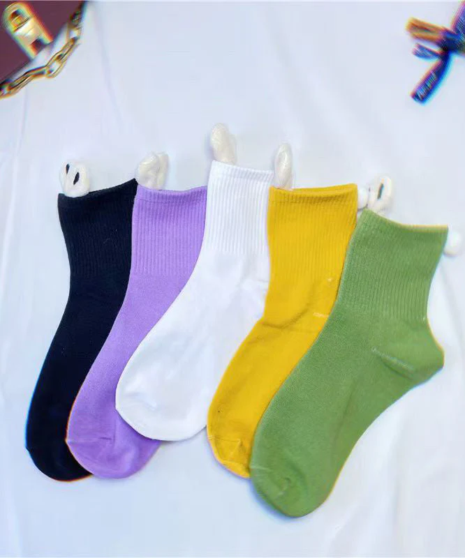 Japanese Cute Girl Versatile Cotton Crew Socks - Image 5