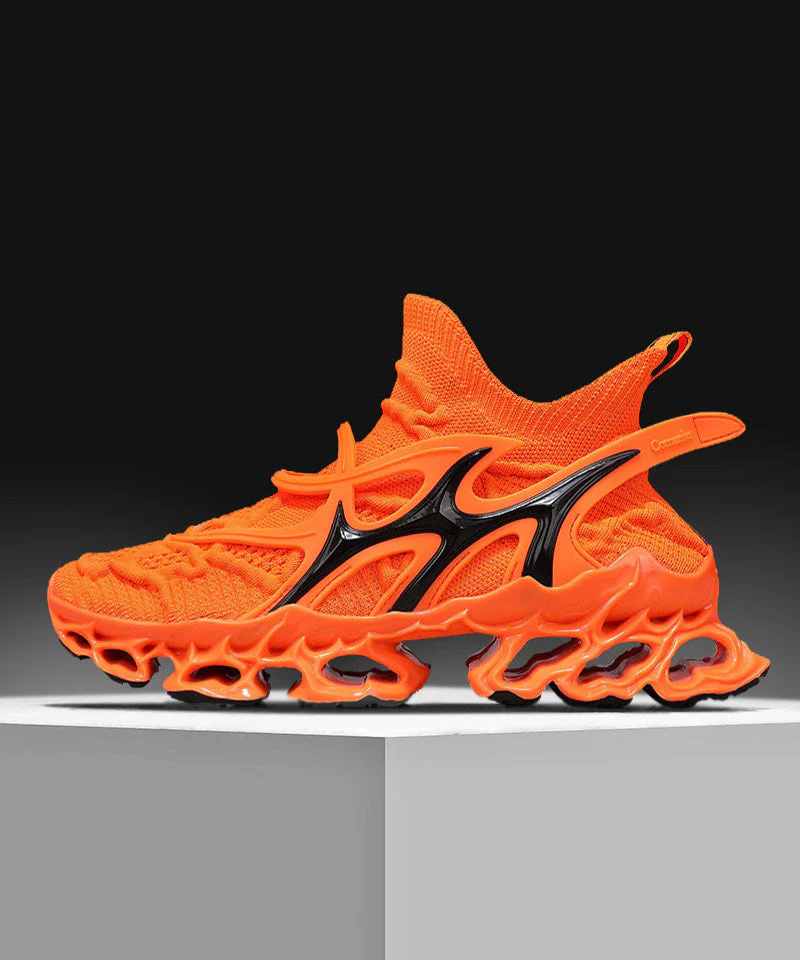Leisure Blue Mesh Breathable Sports Shoes - Image 3
