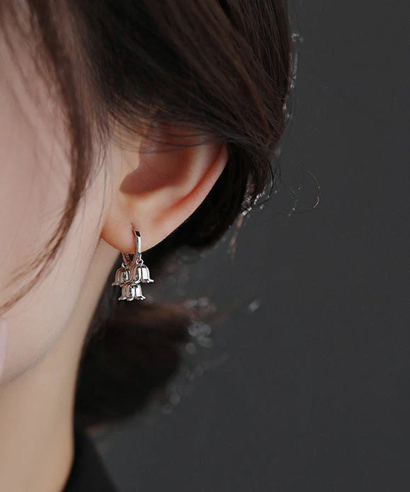New 925 Silver Tulip Flower Ear Buckle - Image 3